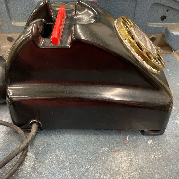 Vintage Kellogg Red Bar 1,000 Series, Bakelite Body Working Telephone Landline - Picture 7 of 8